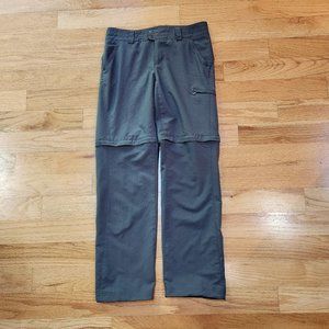 Columbia Titanium charcoal Convertible Outdoor Hiking Pants/ Shorts Women's 6